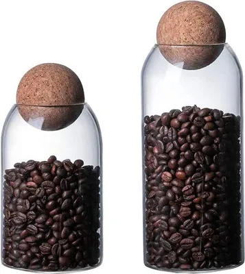 Obrázek produktu pro Skleněné nádoby na bylinky a koření, sada 3 kusů, borosilikátové sklo, vzduchotěsné nádoby do kuchyně