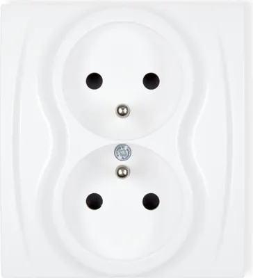 Immagine prodotto di Presa doppia 16A 250V bianca con messa a terra