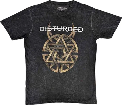 Produktbild von Disturbed Riveted Charcoal Grey M T-Shirt