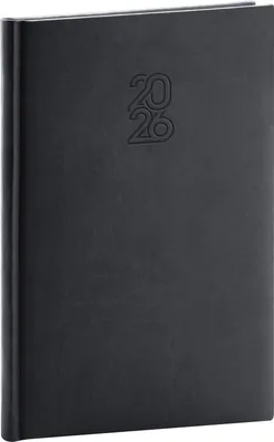 Obrázek produktu pro Notique Týdenní diář Aprint 2026, černý, 15 x 21 cm