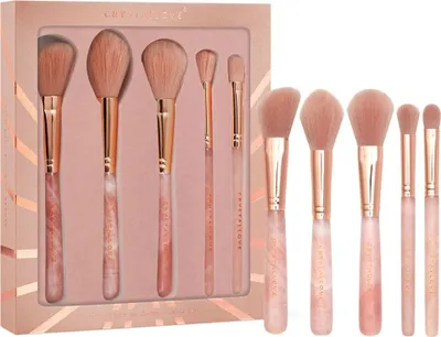 Obrázek produktu pro Crystallove Rosenquarz Make-Up-Pinsel-Set