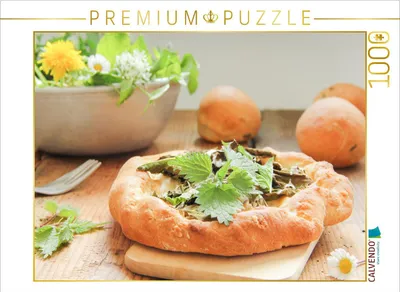 Produktbild von CALVENDO Puzzle Brennnesselsalat | 1000 Teile Lege-Größe 64x48cm Foto-Puzzle für glückliche Stunden