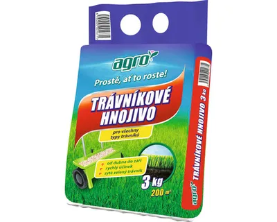 Obrázek produktu pro Trávníkové hnojivo Agro 3 kg