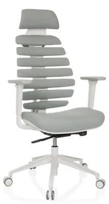 Obrázok produktu pre hjh OFFICE Profesionálna kancelárska stolička ERGO LINE W Ergonomická kancelárska stolička s podrúčkami Látka Moondust Otočná stolička do kancelárie, domácnosti