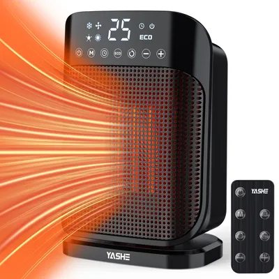 Immagine prodotto di Termoventilatore Yashe PTC924R-H, 1800 W, nero