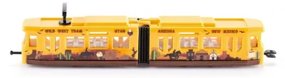Image de Tramway Siku Modèle de train jouet rouge ; 1615