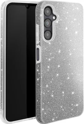 Produktbild von Avizar, Glitzernde Silikonhülle für Samsung A05s – Ultradünn und stoßfest, Silber