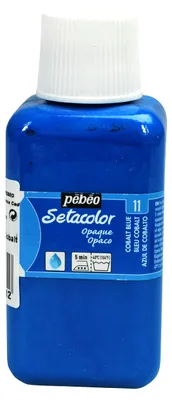 Deckende Stoffarbe 250 ml Kobaltblau – Setacolor