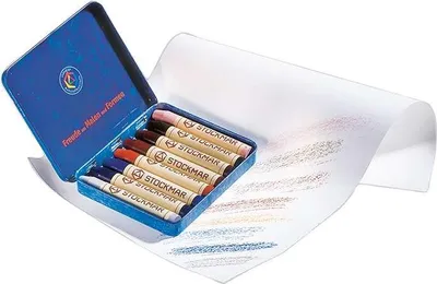 Produktbild von Stockmar Wachsmalstifte Set 8 Farben Bienenwachs für Kinder und Kunst