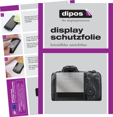 Produktbild von 6x Schutzfolie für Canon EOS R5 C klar Displayschutzfolie Folie Display Schutz dipos