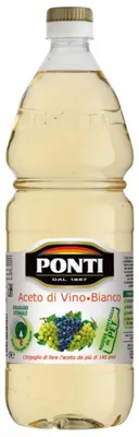 Image de Vinaigre de vin blanc Ponti, 1 litre