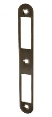 Produktbild von Flacher Universal-Einlasszaczep 162x22x2mm Nickel mit 14x43mm Öffnung