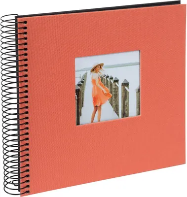 Obrázek produktu pro Goldbuch Bella Vista spirálové album losos 20x20 cm 40 černých stran