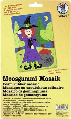 Produktbild von Moosgummi Mosaik 'Hexe'