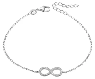 Immagine prodotto di Bracciale in argento con cristalli AGB483/20