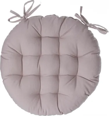 Image de Galette de chaise ronde 38 cm Lin