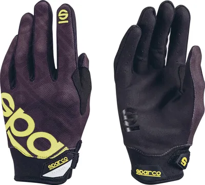 Produktbild von Sparco Meca III Schutzhandschuh, schwarz/gelb  Größe 9-L