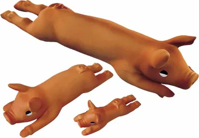Produktbild von Nobby Latex Schwein liegend, Maße: 14 cm