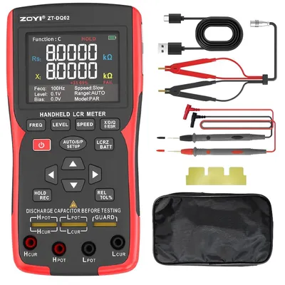 LCR-Meter Handheld, 2-in-1, 100 Hz–100 kHz, Kapazität, Induktivität, Widerstand