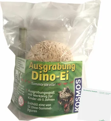 Produktbild von Kosmos Dino-Eier (1 Dinosaurier Ei zum ausgraben) + usy Block