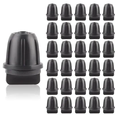 30 Stück 1/4 Zoll Tropfbewässerungs-Endstopfen für 6 mm Schläuche