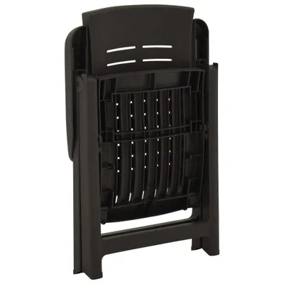 Produktbild von VidaXL 315831, Terrasse, Kunststoff, Anthrazit, 50 cm, 45 cm, 65 cm