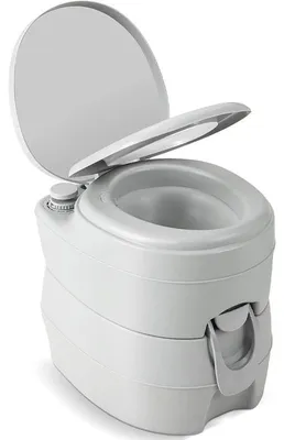 Produktbild von Tragbare Toilette mit abnehmbarem Abwassertank SU-8131GR-AB, 20 l, grau