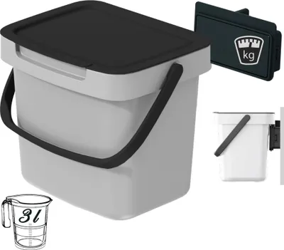 Produktbild von SYSTEMA Q COLLECT NHW3 Korb - aschgrau