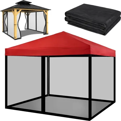 Immagine prodotto di Zanzariera con cerniera per campeggio all'aperto - zanzariera fai-da-te - ombrellone a baldacchino per esterni - tenda da giardino - 10 x 25 cm