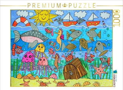 Produktbild von CALVENDO Puzzle Unter Wasser | 1000 Teile Lege-Größe 64x48cm Foto-Puzzle für glückliche Stunden