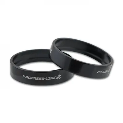 Immagine prodotto di Anelli di rifinitura in alluminio maniglie Select1+2 nero coppia