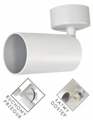 Produktbild von Bowi Spotlight Fargo 1xGU10 Deckenleuchte Weiß