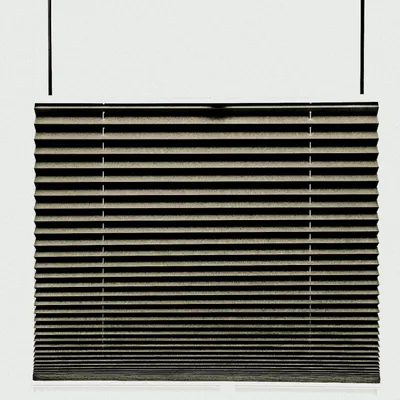 Produktbild von Thermo Black Out Plissee 100x200 cm taupe graubraun metallic 100% Verdunkelnd