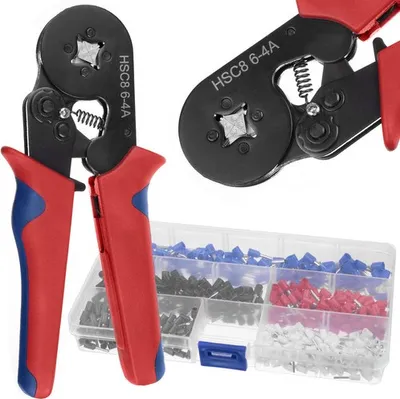 Obrázek produktu pro Bigstren 13586 Krimpovací kleště + svorky sada 500 ks