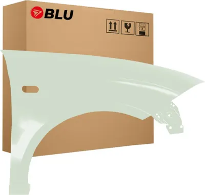 Immagine prodotto di BLU Parafango compatibile con Seat Toledo III 3 LS6R Destra Grün GrüneEstepa | 2004-2009 | Anteriore | Verniciato | Pronto per il montaggio | Acciaio
