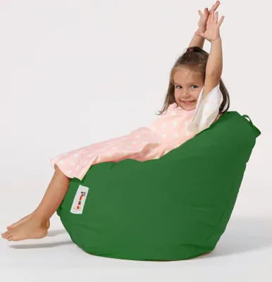 Produktbild von Hanah Home, Premium- FRN1162, Grün, Klassische Sitzsäcke, 100% ige Styropor mit hoher Dichte recycelt