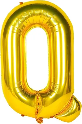 Produktbild von Folienballon Buchstabe Q Gold 40 cm 1 St.