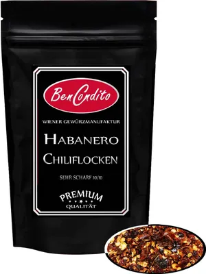 Produktbild von Habanero Chili geschrotet 500 Gramm