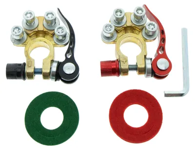Immagine prodotto di Einparts Morsetti per batteria 12 V 40 A, set con isolante e chiave a Esagono
