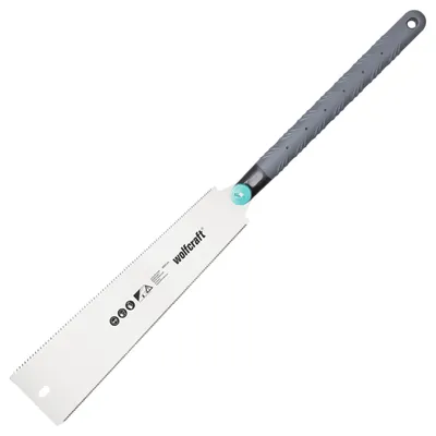 Immagine prodotto di Wolfcraft - Sega giapponese a due lame, 330 mm, sega manuale per legno e plastica