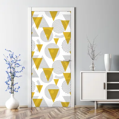 Produktbild von Dekorative Türtapete selbstklebend Klebefolie Türposter Tapete Türaufkleber Abstraktion 85 x 200 cm