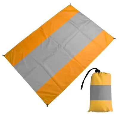 Produktbild von Strandmatte 1 Stk, Wasserdicht Schnelltrocknend, Sandabweisende Picknickdecke Mit Tragetasche Für Strand Camping Garten