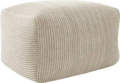 Produktbild von MIRJAN24 Sitzsack Easy Cord, Wohnzimmer Hocker, Sitzhocker, Gefüllt mit Regranulat (Farbe: Poso 100)