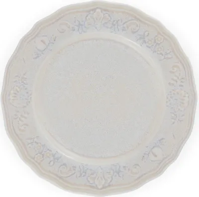 Zdjęcie produktu dla VERLO POEM OAT Talerz obiadowy 30 cm – duży płaski talerz w kolorze Oat (kremowym), elegancki, nowoczesny design, wysokiej jakości ceramika