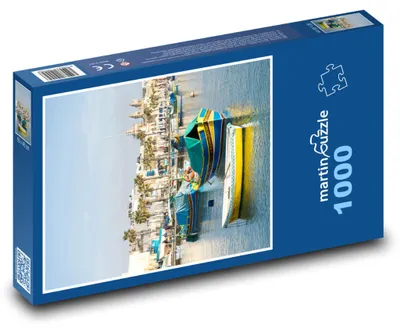 Zdjęcie produktu dla Puzzle 1000 Marsaxlokk - Malta, port - martinpuzzle