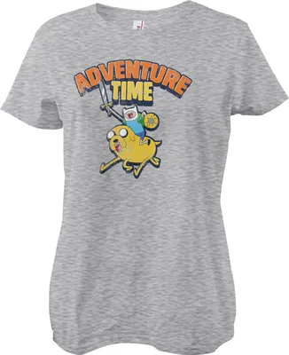 Produktbild von Adventure Time Washed Girly Tee - X-Large - HeatherGrey