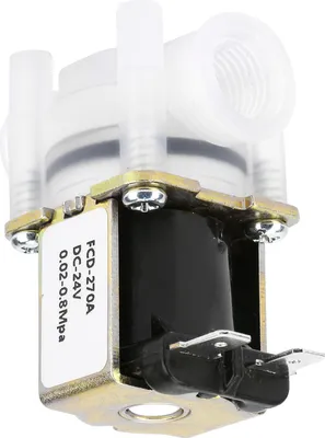 Obrázok produktu pre 1/4 palca normálne uzavretý N/C typ 24V DC plastový elektromagnetický ventil pre čistú vodu