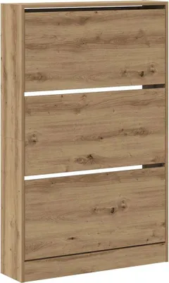 Immagine prodotto di vidaXL Scarpiera in rovere Artisan 80 x 21 x 125,5 cm in materiale derivato dal legno
