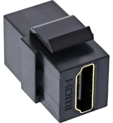 Obrázok produktu pre InLine 76202M, Čierna, HDMI A, HDMI A, Samica, Samica, Plast