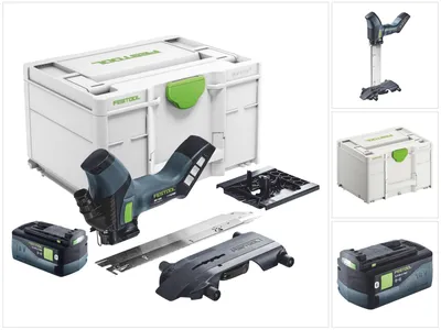 Obrázok produktu pre Festool ISC 240 EB-Basic akumulátorová píla na izoláciu 18 V 240 mm + 1x akumulátor 5,0 Ah + Systainer - bez nabíjačky